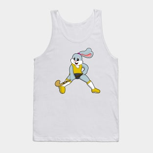 Rabbit at Hockey with Hockey bat Tank Top